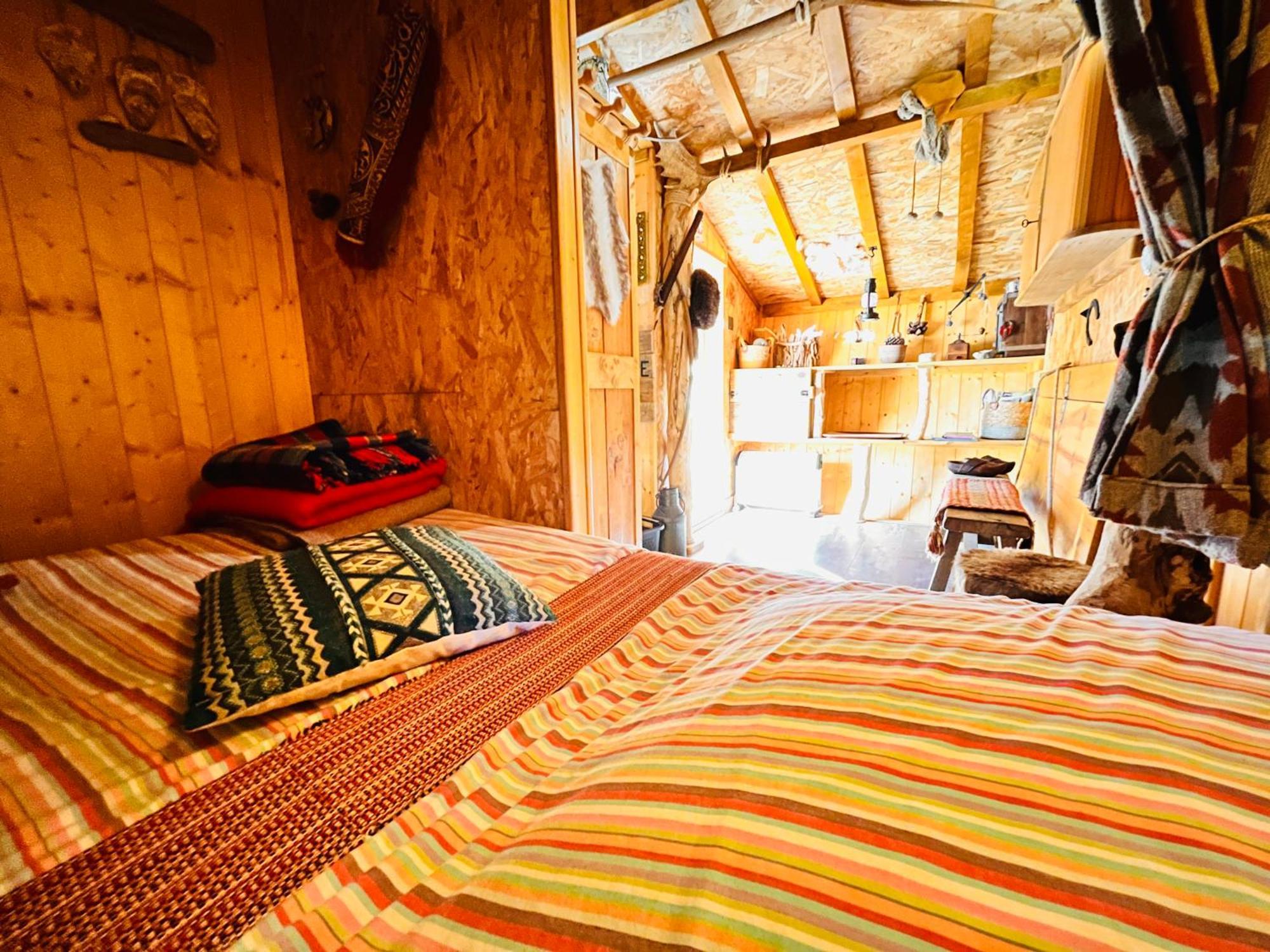La Cabane Perchee Du Trappeur Écrainville Dış mekan fotoğraf